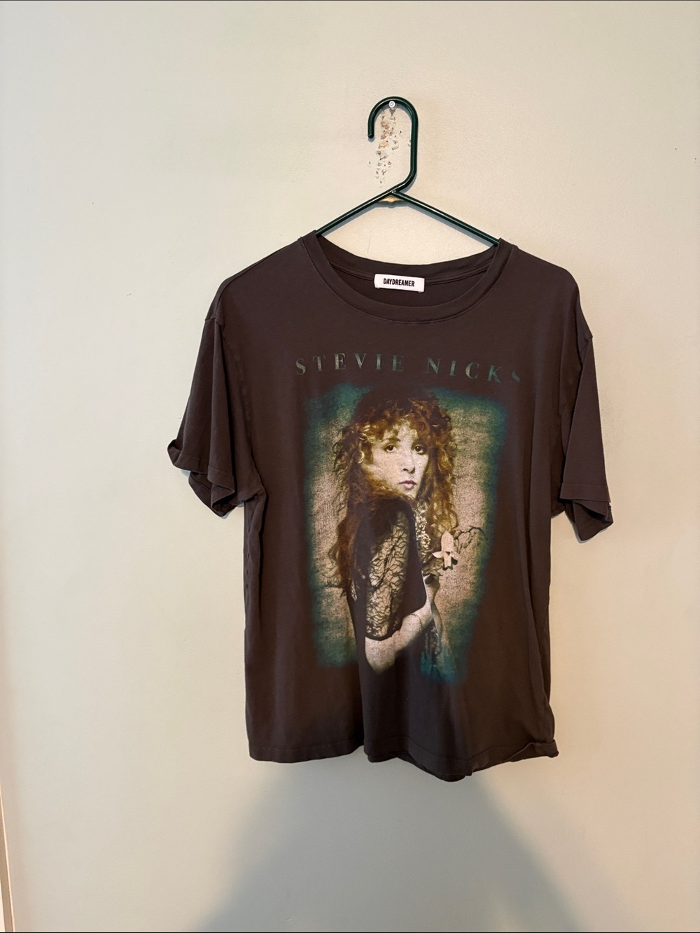 Daydreamer Brown Stevie Nicks Short-Sleeve Graphic Tee